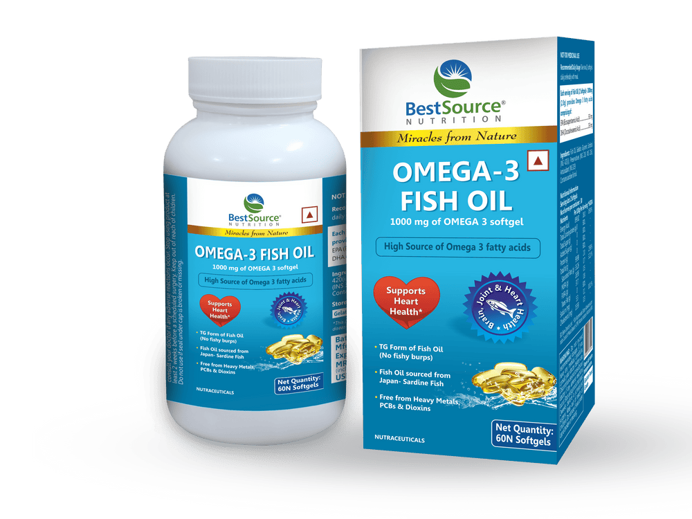 Omega 3 Fish Oil Capsules by BestSource Nutrition Upgraded BestSourceNutrition